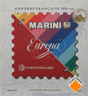 Jeu Andorre Francais 2024 Yvert et Tellier MARINI 138900