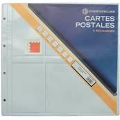 5 recharges CPA verticales pour cartes postales Yvert et Tellier 2007