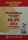 Assortiment pochettes 2e semestre 2015 pour Futura FS FO Yvert et Tellier 22711