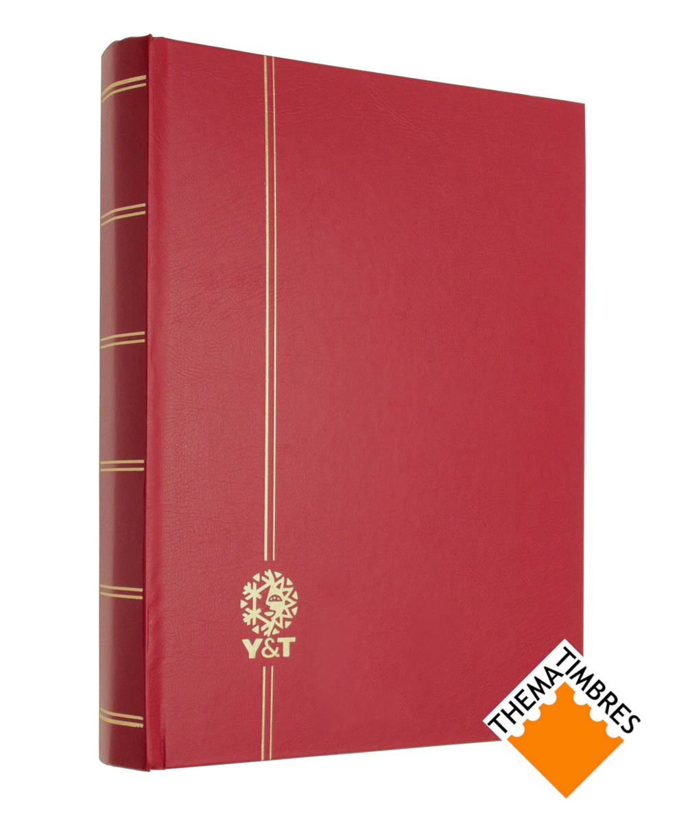 Classeur Pour Timbres Grand Format SAFE 157 – 32 Pages Noires, 9 Bandes/page – Couverture Aspect Cuir – Bleu