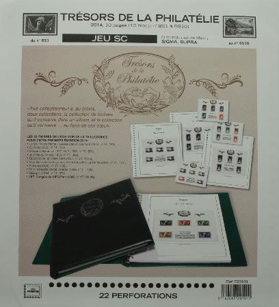 Jeu France Les tresors de la philatelie SC 2014 Yvert et Tellier 720101