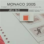 Jeu Monaco SC 2005 Yvert et Tellier 75002