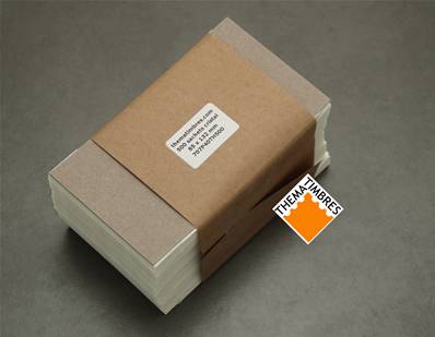 500 sachets cristal 85 x 132 mm + 16 mm de rabat