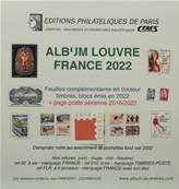 Feuilles France 2022 Album Louvre Editions Ceres FF22