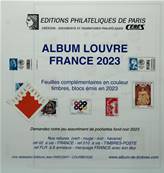 Feuilles France 2023 Album Louvre Editions Ceres FF23