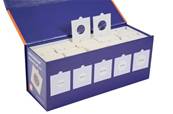 boite de 500 étuis carton HB autocollants Hartberger 8324 1601