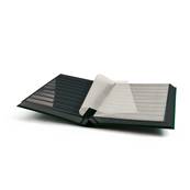 classeur pour timbres 64 pages noires BASIC S64 vert Leuchtturm 336412