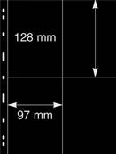 5 feuilles UNIPLATE noires 079 LINDNER
