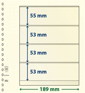 5 feuilles neutres double face LINDNER dT dT802408P