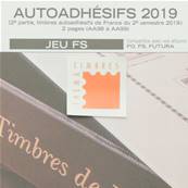 Jeu France Futura FS 2019 2e sem. Autoadhésifs Yvert et Tellier 134680