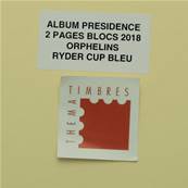 Feuilles Présidence Blocs Speciaux 2018  Ceres PF18BF