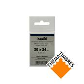 50 pochettes Hawid 6013 simple soudure fond noir 20 x 24 mm 321704