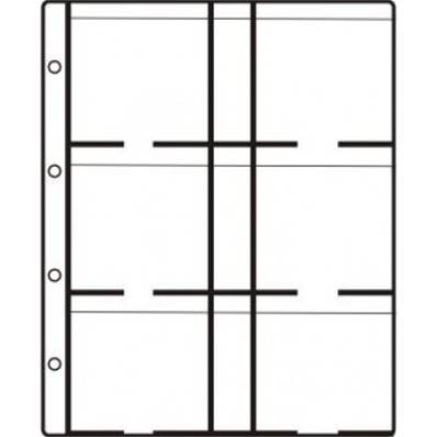 10 feuilles transparentes LK6 super 6 cases SMALL Hartberger 8212