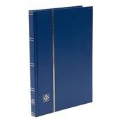 classeur pour timbres 32 pages noires BASIC S32 bleu Leuchtturm 337308