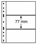 10 Feuilles transparentes à 3 poches Optima 3C Leuchtturm 317839