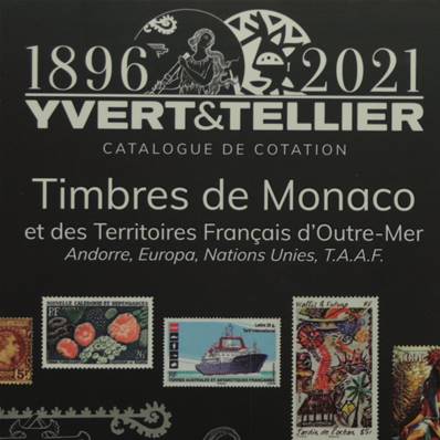 Timbres de Monaco et TOM 2021 Yvert et Tellier 135112