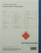 Catalogue des Timbres Europe vol 5 St Marin à Yougoslavie 2021 Yvert