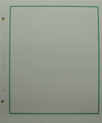 50 feuilles lisere vert Futura FO blanche Yvert et Tellier 1428