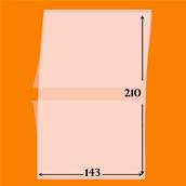 10 pochettes 143 mm x 210 mm double soudure fond transp. Yvert et Tellier 191438