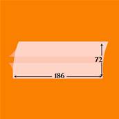 10 pochettes 186 x 72 double soudure fond transparent Yvert et Tellier 199088