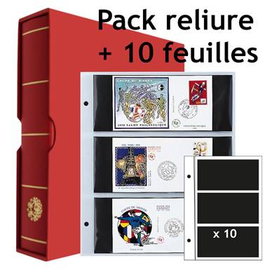 Offre Album Futura rouge et 10 RECHARGES E3 Yvert et Tellier 27530