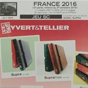 Jeu France SC 2016 timbres du 2e semestre Yvert et Tellier 870012