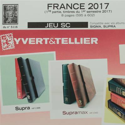 Jeu France SC 2017 1er semestre Yvert et Tellier 880011