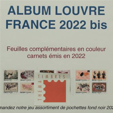 Feuilles complementaires pour carnets 2022 Louvre Editions Ceres FF22BIS