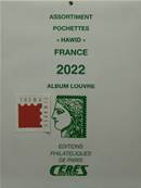 Jeu de pochettes pour feuilles France 2022 Album Louvre Ceres HBA22