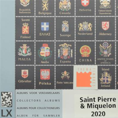 Feuilles Luxe Saint Pierre & Miquelon 2020 DAVO 4050