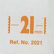 25 bandes Hawid simple soudure fond transparent 210 x 21 mm HA2021