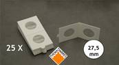 boite de 25 étuis carton HB autocollants 27.5 mm Hartberger 8320275 1655