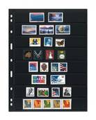 5 feuilles UNIPLATE noires 078 LINDNER