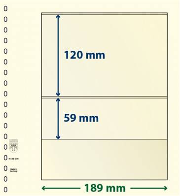 10 feuilles neutres LINDNER T 802206P