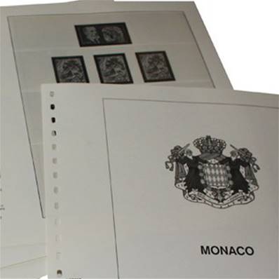 Feuilles Monaco 1972 à 1979 Lindner T186a