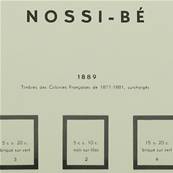 Nossi Be 1889-1894 avec pochettes MOC 341266