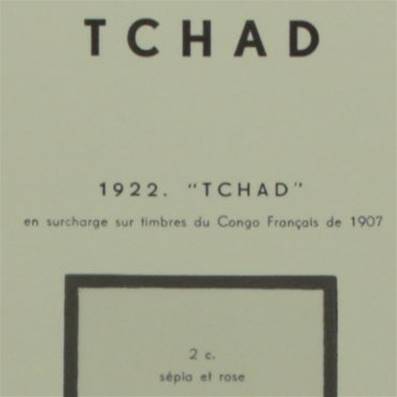 Tchad 1922-1933 avec pochettes MOC 313734
