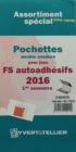 Assortiment pochettes 1er sem 2016 Futura FS autoadhesifs Yvert & Tellier 110023