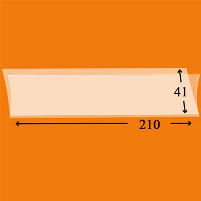 25 bandes 210 x 41 mm simple soudure fond transparent Yvert et Tellier 180418