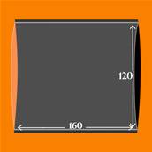 5 pochettes 210 x 170 D simple soudure fond noir YT18210