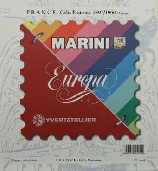 Jeu France Colis postaux 1892 à 1960 Yvert et Tellier Marini 84060