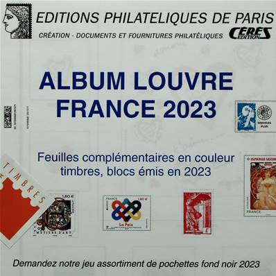 Feuilles France 2023 Album Louvre Editions Ceres FF23