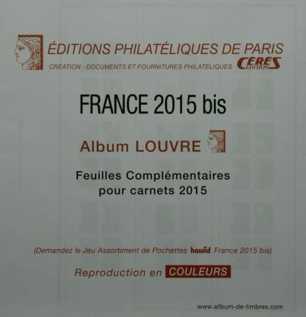 Feuilles complementaires pour carnets 2015 Louvre Standard Edition Ceres