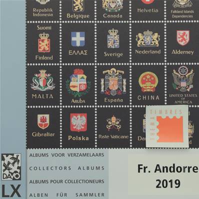 Feuilles Luxe ANDORRE Francais 2019 DAVO 1559