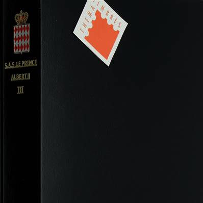 Reliure vide 3 Luxe MONACO ALBERT II  DAVO