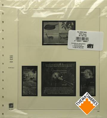 Feuilles ONU GENEVE 2024 SAFE DUAL 2053-24