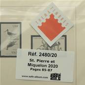 Feuilles Saint Pierre et Miquelon 2020 SAFE DUAL 2480-20