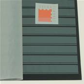 5 Feuilles cartonnées 11 bandes Noires OMEGA 11 SP Leuchtturm 346723