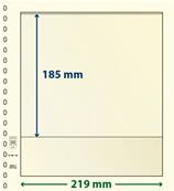 10 feuilles neutres LINDNER T 802109P pour Trsors de la philatlie