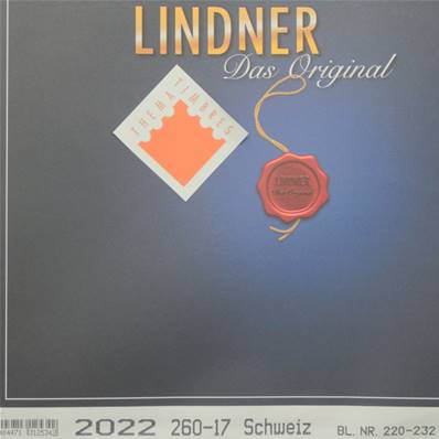 Complément Suisse 2022 Lindner T T260-17-2022